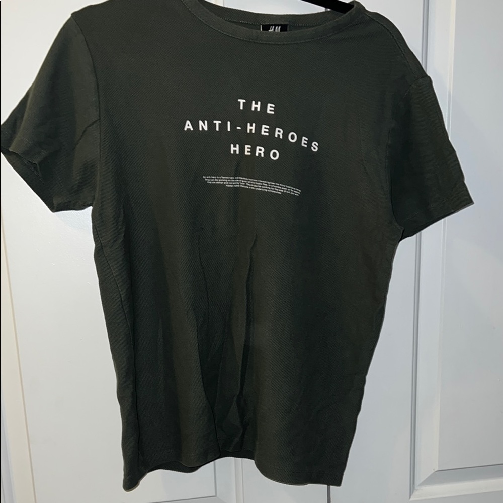 H&M Forest Green Statement Tee